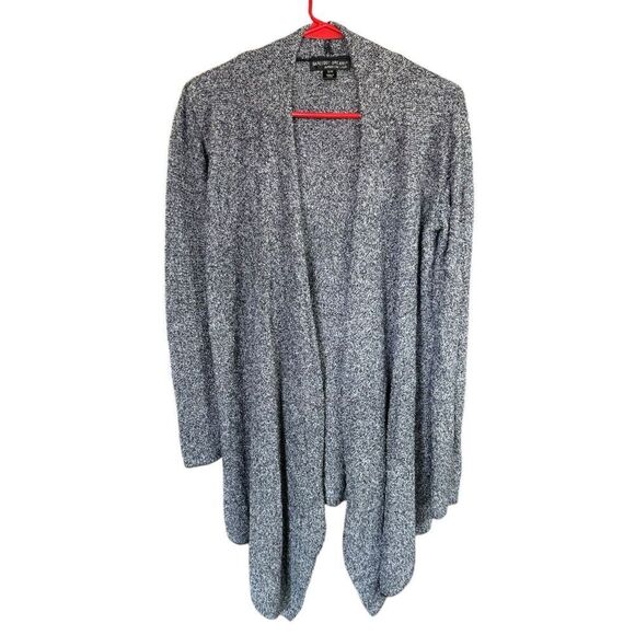 Barefoot Dreams Bamboo Chic Lite Cardigan 436 Small Medium Gray Cascade Front - Picture 1 of 7